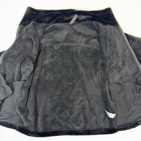 Athleta Cozy Karma Recover Full Zip Bomber Jacket Black Women Medium - Picture 6 of 12